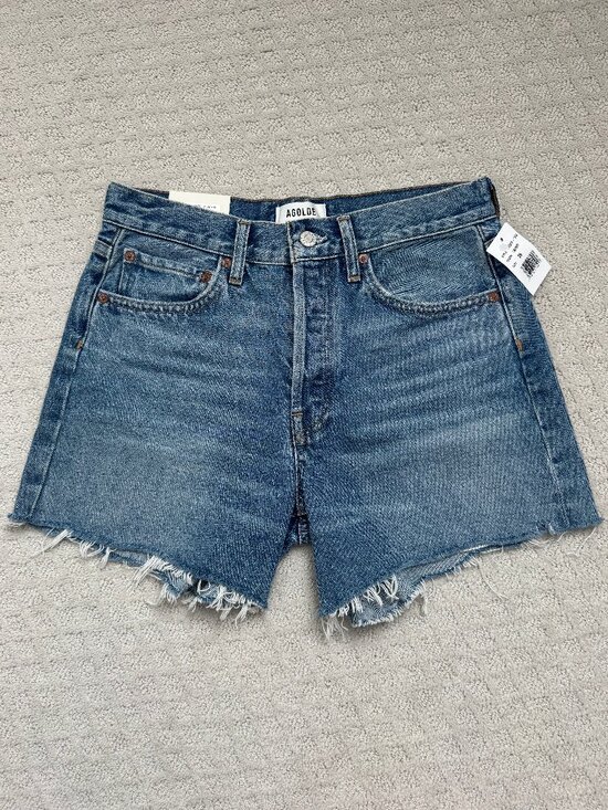 Agolde Pants - AGOLDE Parker Long Jean Shorts